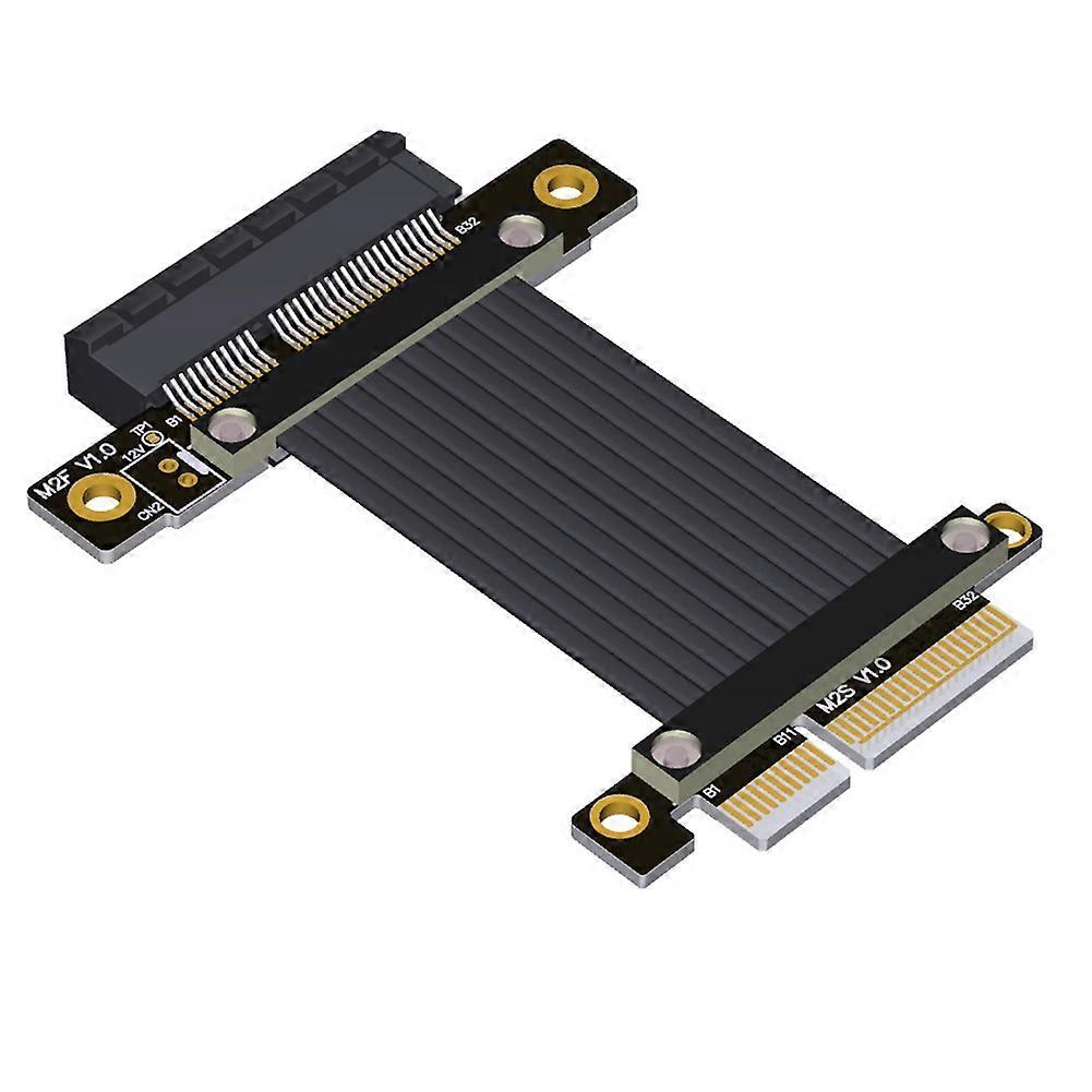 PCI-E X4 to X4 Extension Cable PCI Express Riser Cable Extender Converter Adapter Support Network C