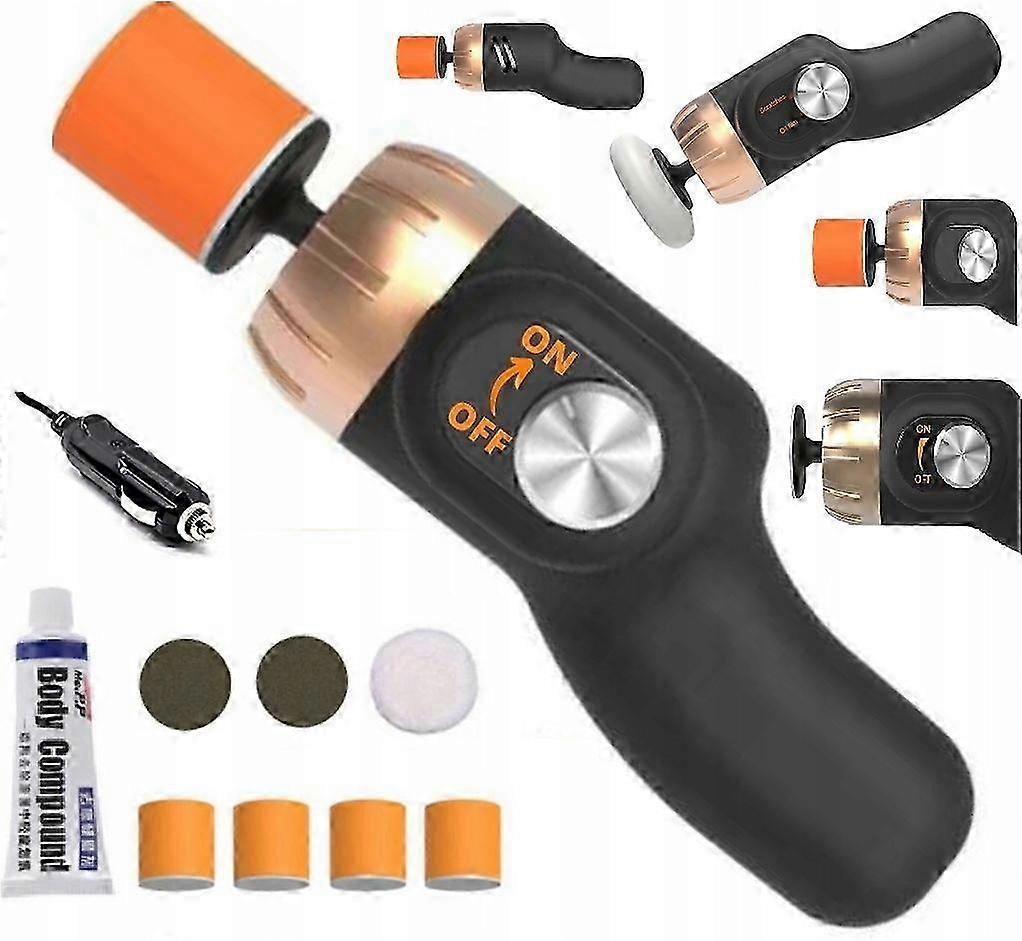 Mini Car Polisher Polishing Machine 4x Sponge