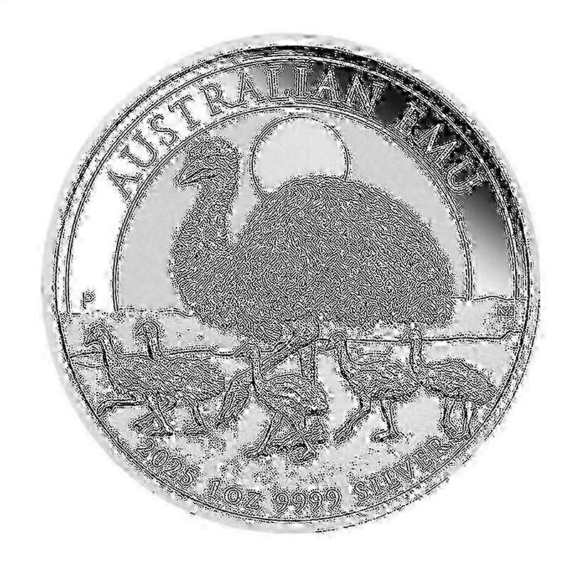 2025 Australie 1 once 999 argent Emu BU Coin - Piedfort Next Generation Collectors Edition