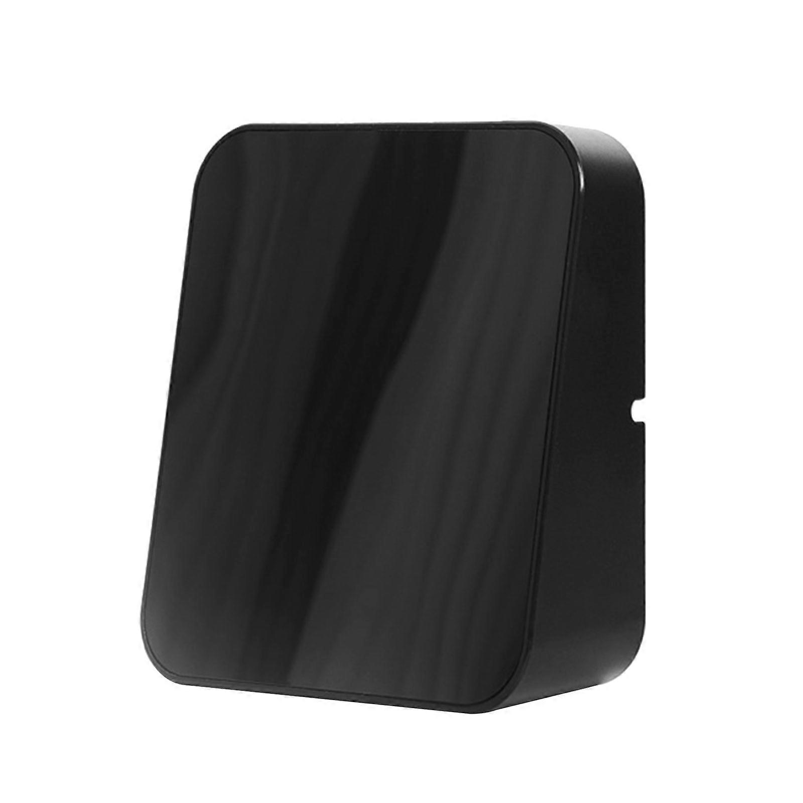 Large Digital Wall Clock with LED Screens Dispaly Big LED Clock with Indoor Temperature,3Alarm Wall Mount/Foldable Stand  orange light