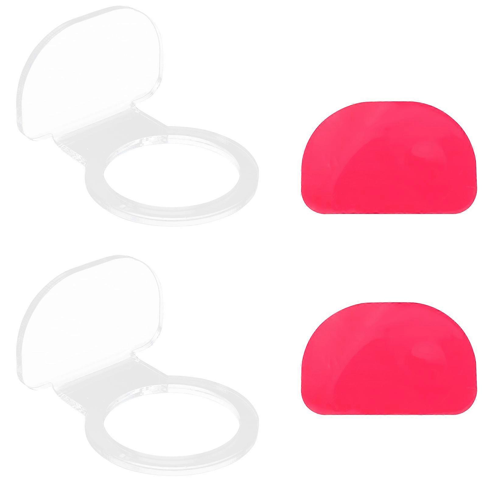 Acrylic Baseball Display Rack Ball Storage Holder for Display 2Pcs