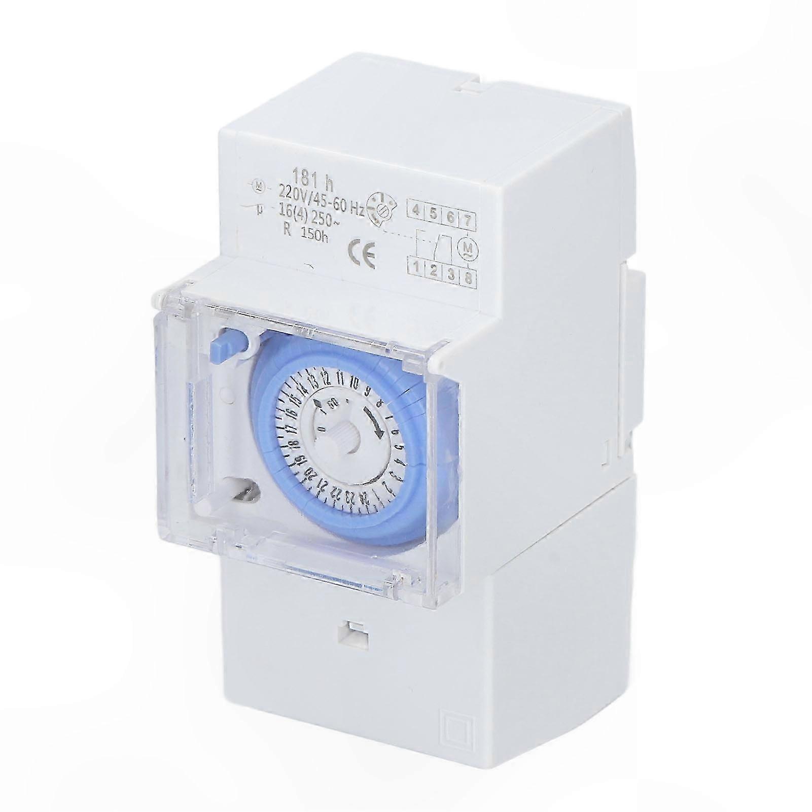 Mechanical Timer Switch with 80mAh Battery, 220VAC for Home Appliances, 2500W Max Load