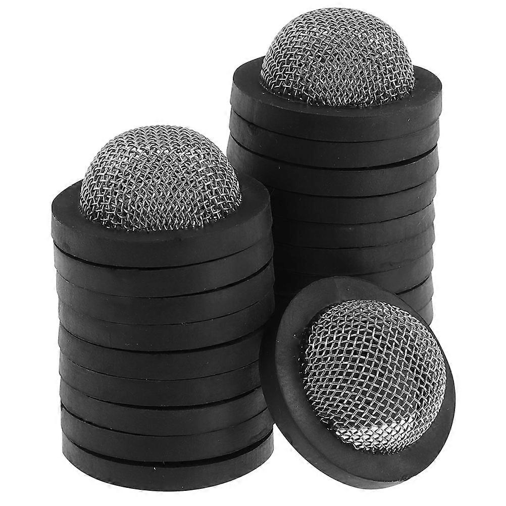 Wave Pipe Hose Filter Washers with Rubber Gaskets for Leak Prevention 30Pcs