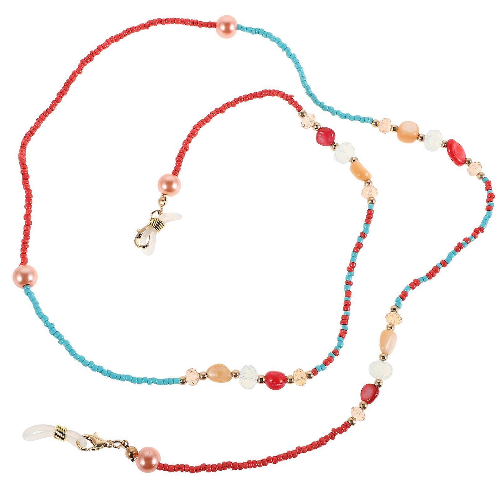 Beaded Eyeglass Chain Multi for Decor Glasses Retainer Sunglasses Strap Holder