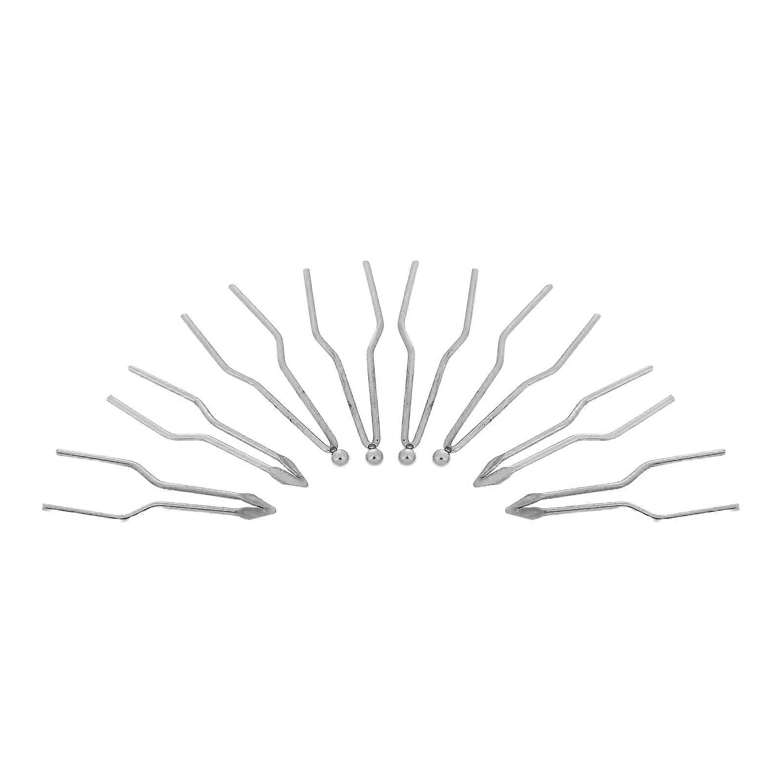 Replacement Pyrography Tips for Wood Burning Craft 8Pcs Grey Alloy