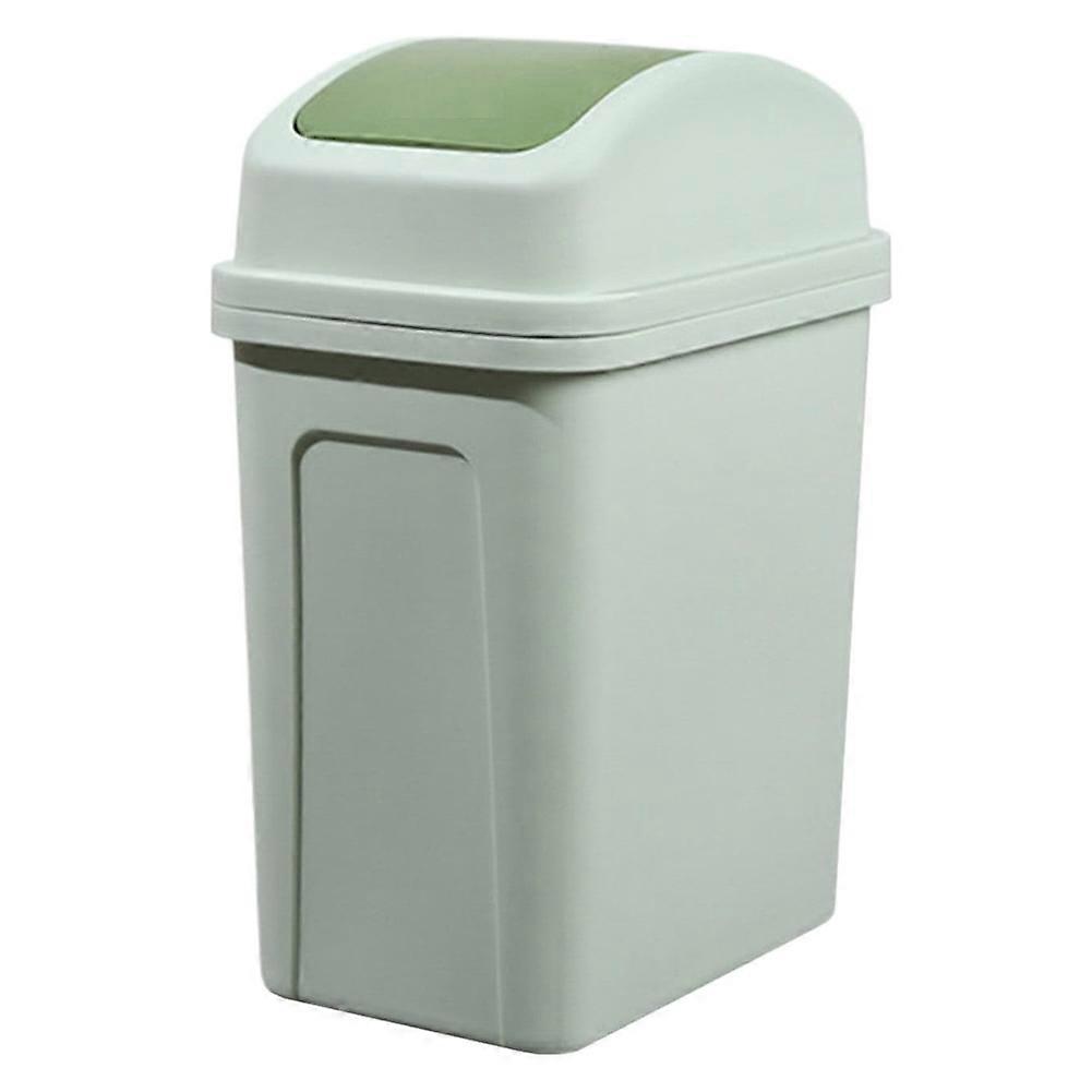 Extra Large Office Trash Can with Lid Plastic Trash Can