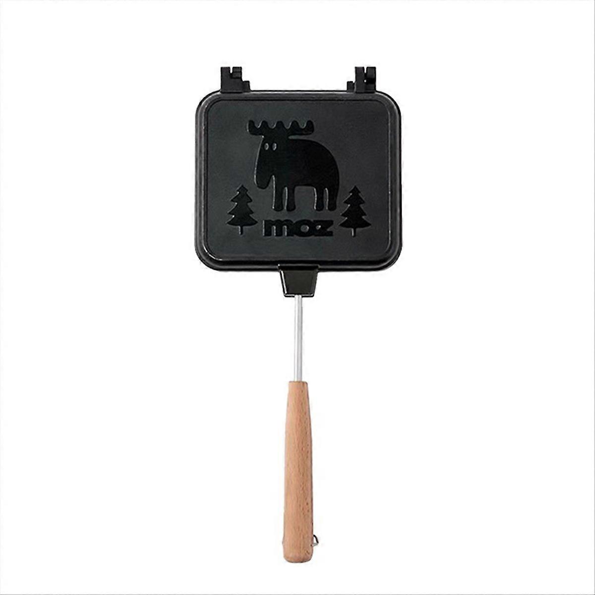 Double-Sided Sandwich Pan Non-Stick Grill Frying Pan For Bread Toast