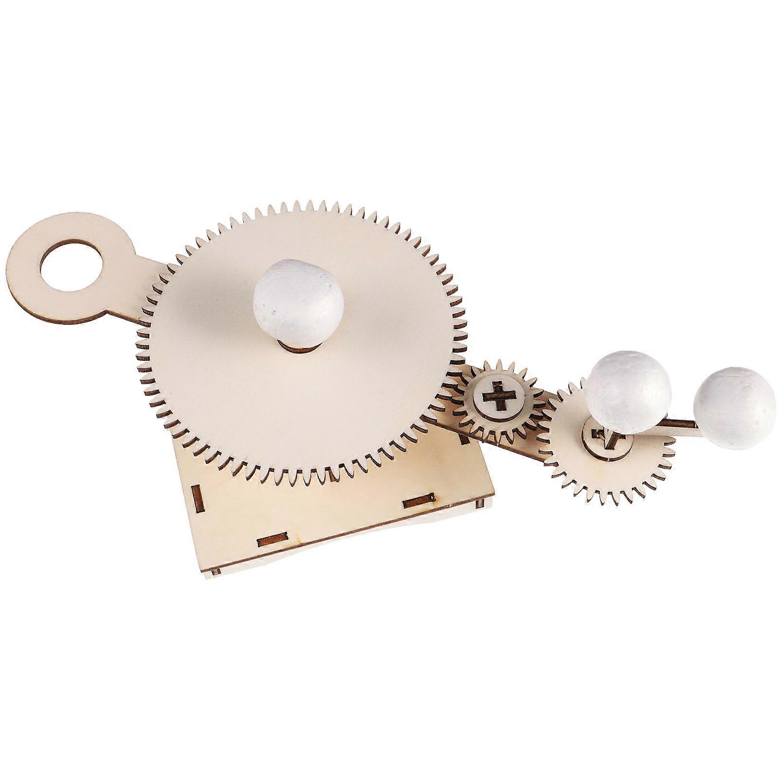 Wood Solar System Prop Astronomy Learning Model for 5Sets Educational Use