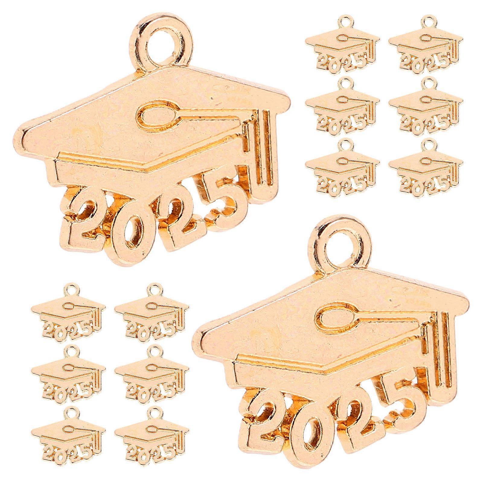 Graduation Cap Pendant Decoration Use for Keychains 100Pcs Bundle