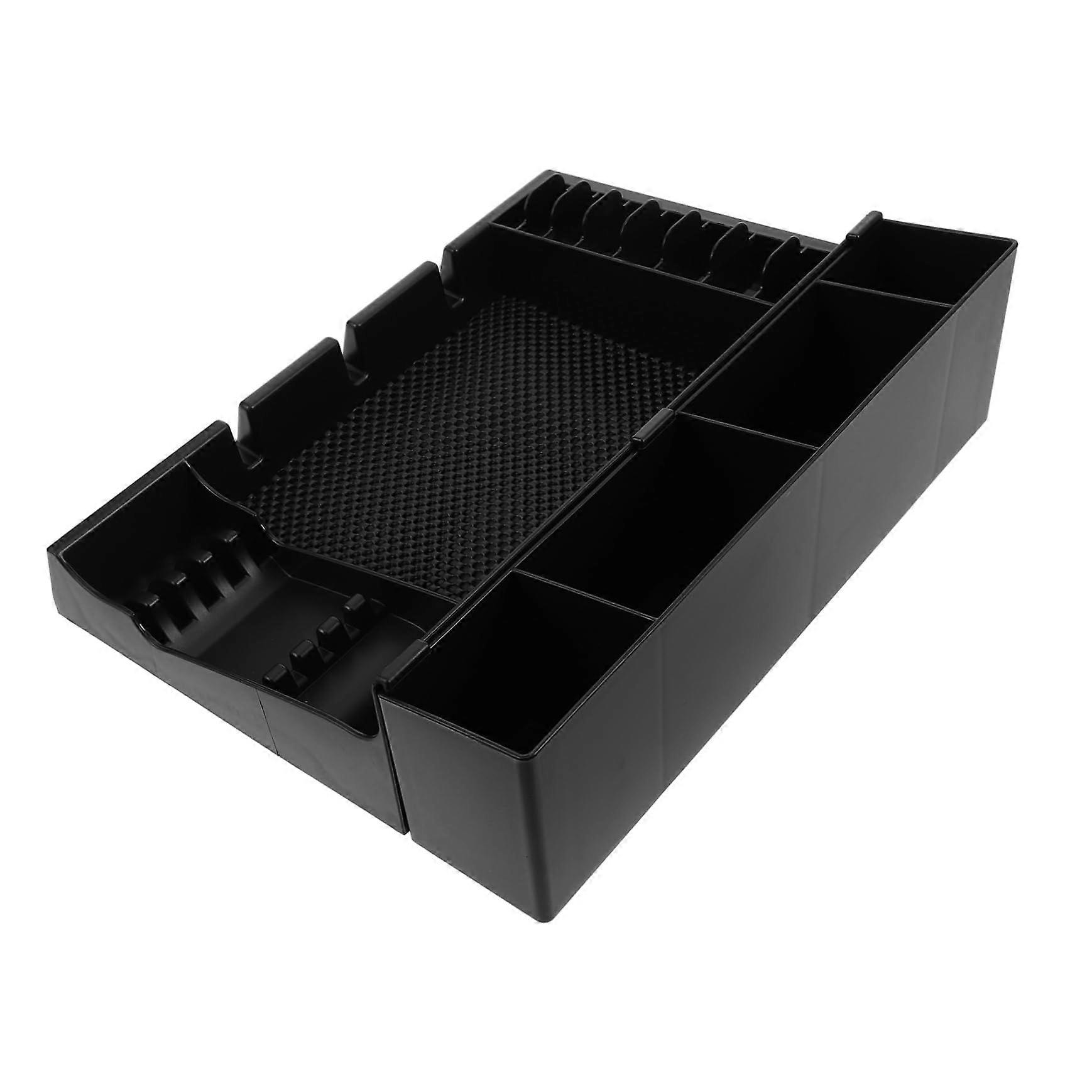 Barber Clipper Organizer with MultiCompartment Guard Holder Tray for Salon Tools Storage