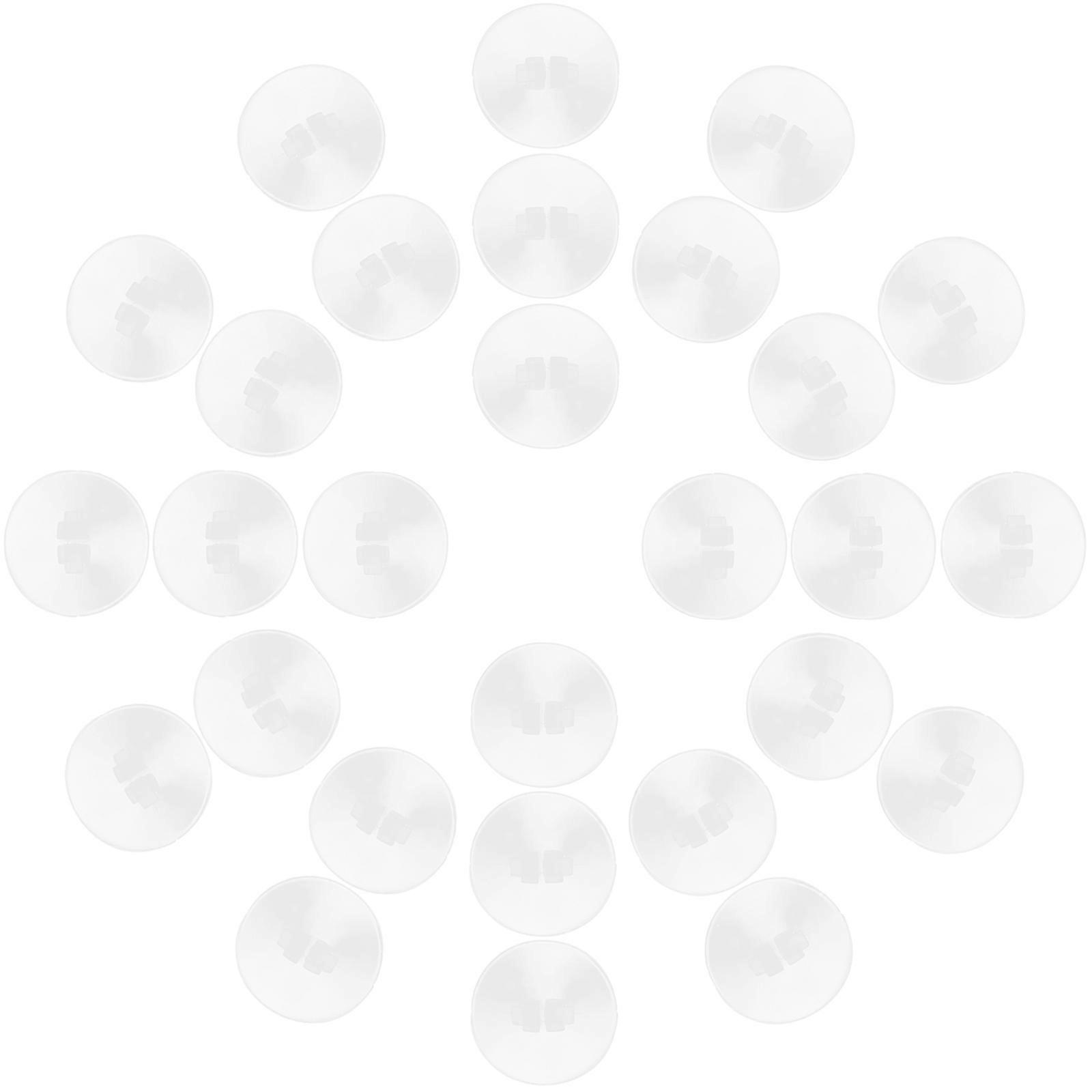 Mini Suction Cup Clips for Holiday Light Hanging Plastic 100Pcs Clear