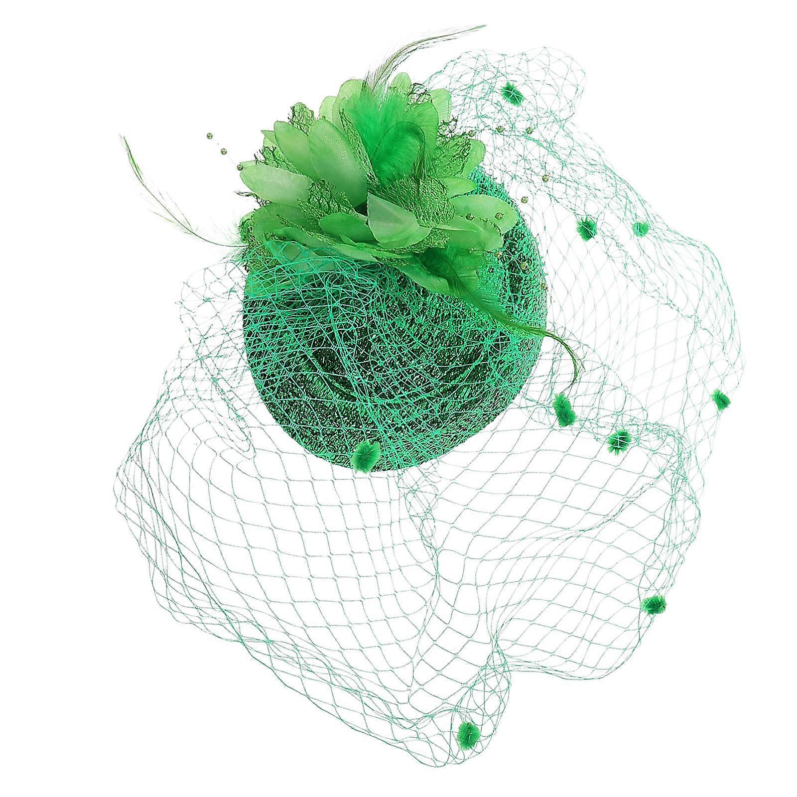 Green St Patricks Day Mini Hat Fascinator for Decor Party