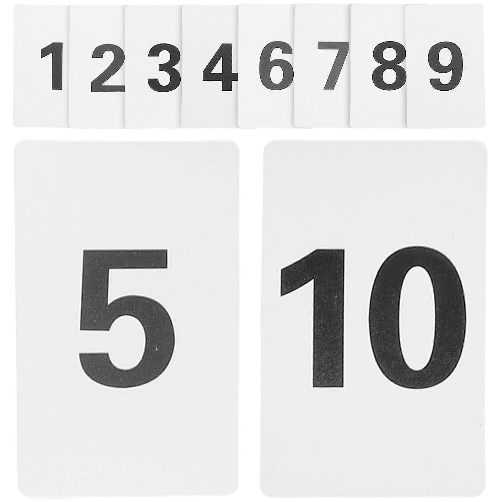 Table Numbers Plastic Number Cards for Home Use Restaurant 30Pcs