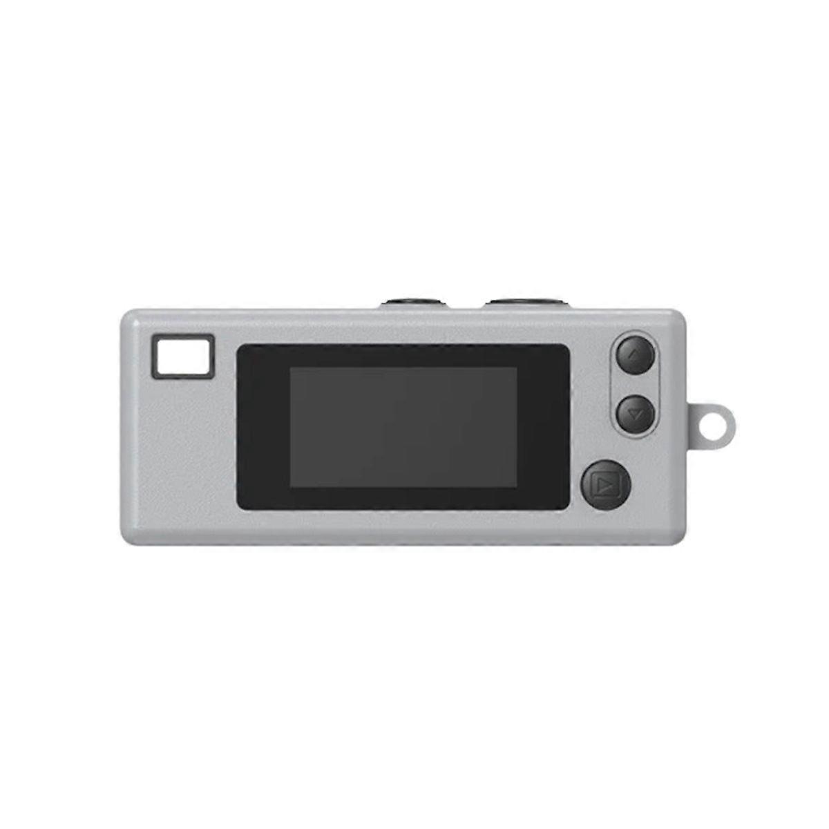 For Charmera Keychain Digital Camera Multifunctional Keyring Camera Keychain Pendant Gray