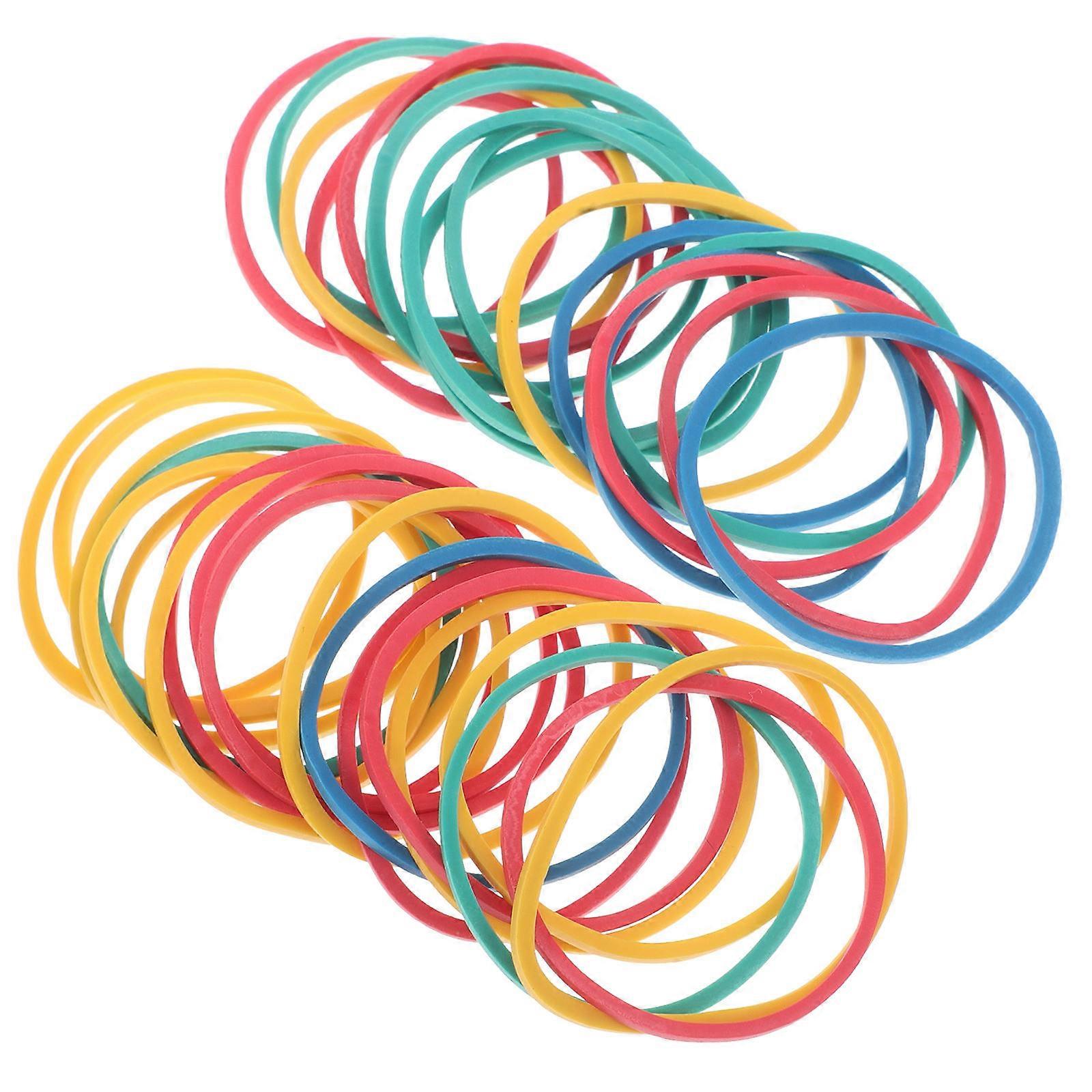 Assorted Color Rubber Bands for School Use with 240Pcs Pack
