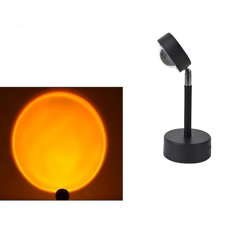 彩虹日落红色投影仪 LED 之夜