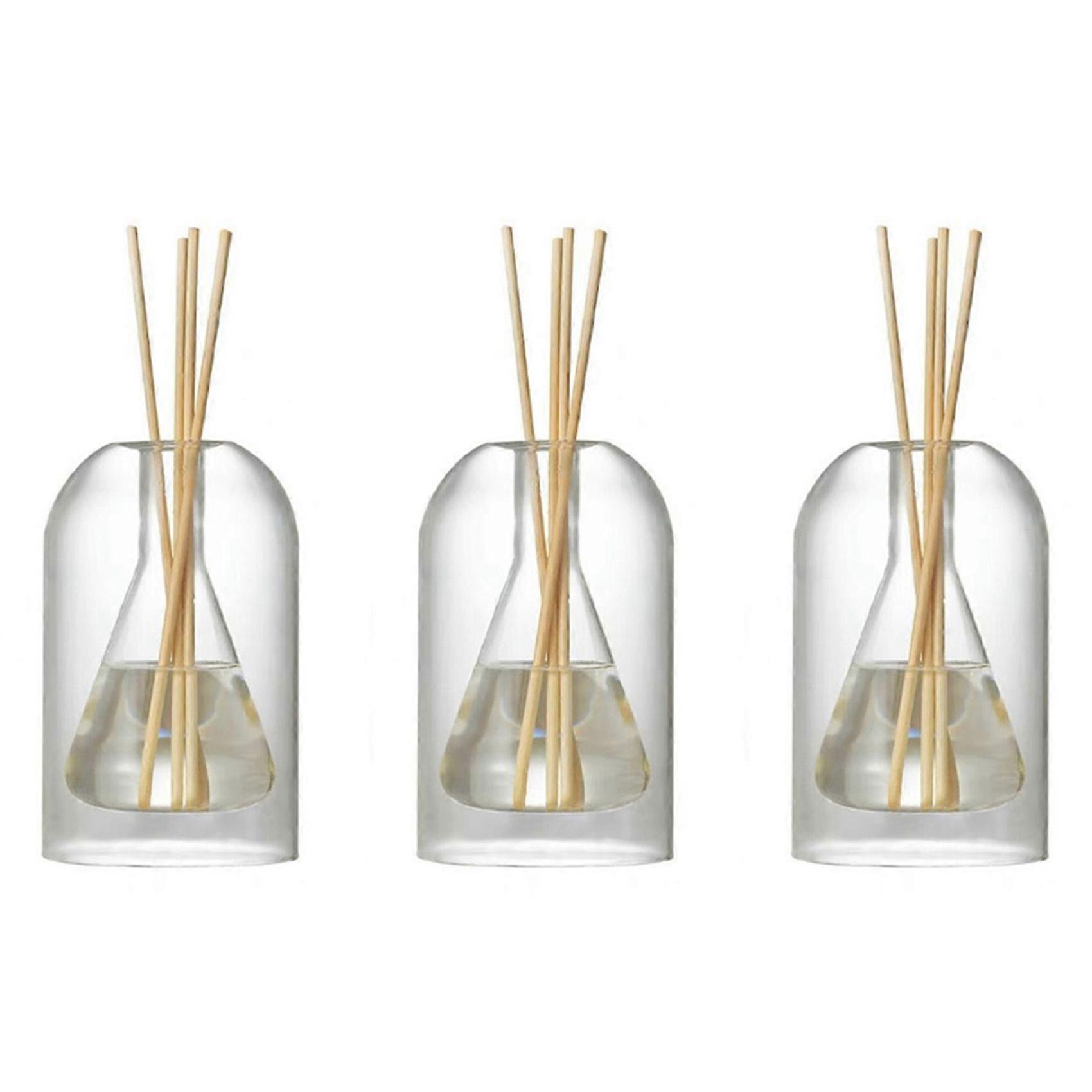 3X Containers Diffuser Bottles Aromatherapy Diffuser Bottle Modern Diffuser Glass Bottle Essential Oil Organizers,B