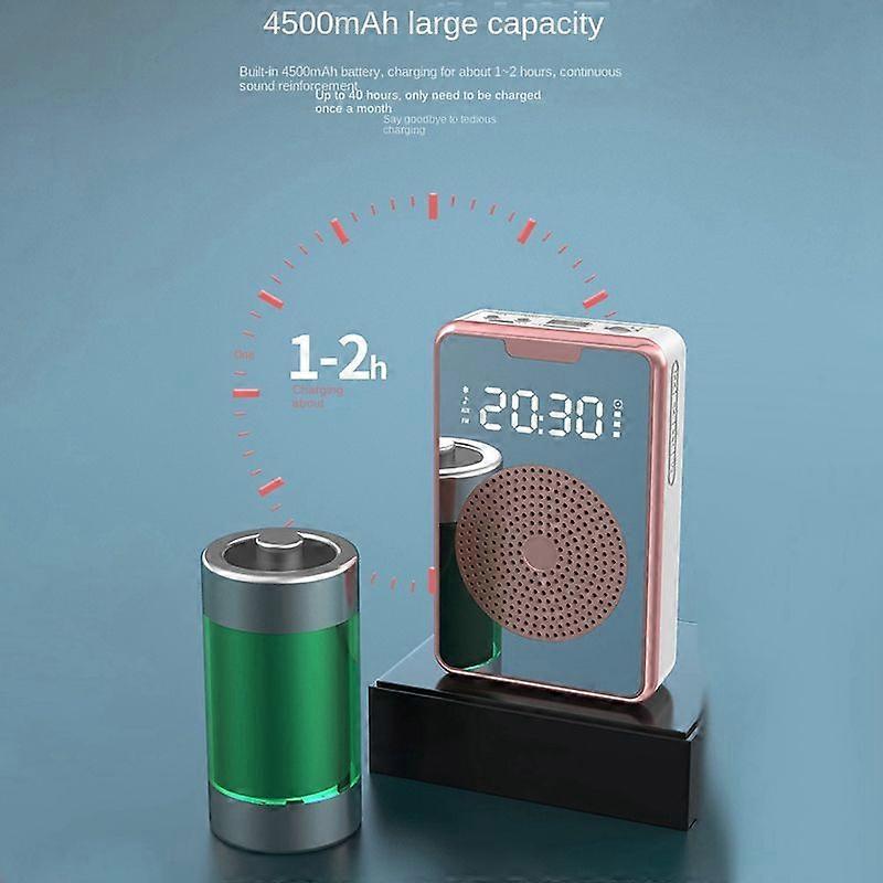 Portable for Teachers with Microphone Headset,Rechargeable Speaker for Training,Tour Guide,Classroom