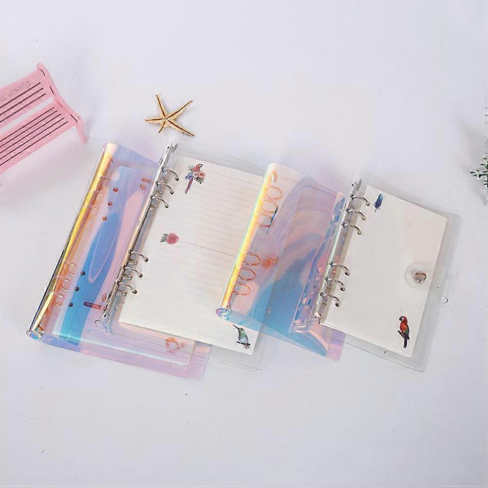 Transparent PVC Notebook Cover for Planner Protector 1Pcs Six Holes Notebook Case
