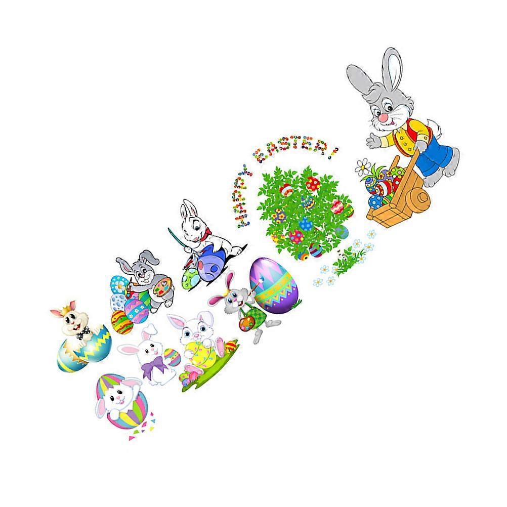 Assorted Color Wall Sticker For Easter Party Decoration 1Pc