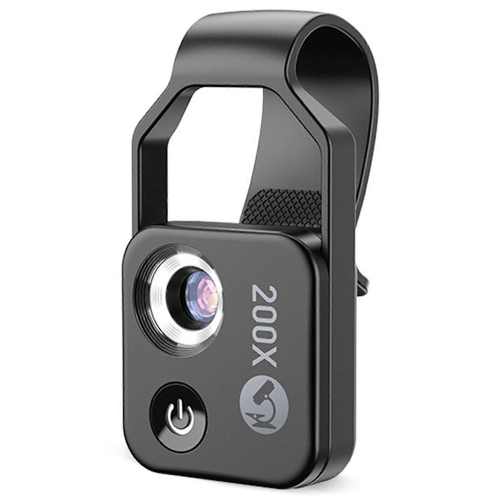 Nano-Zoom 200x Phone Microscope Lens with CPL for iPhone & Android