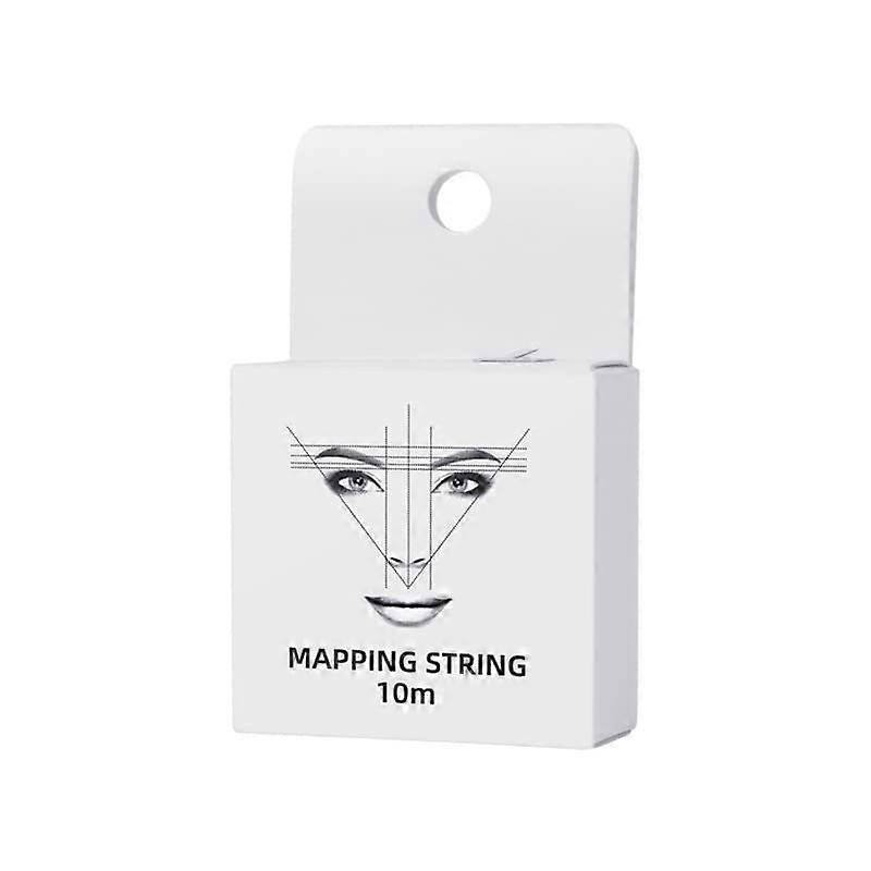 SelfInking Eyebrow Mapping String with BuiltIn Cutter for Precise Brow Shaping 10M White