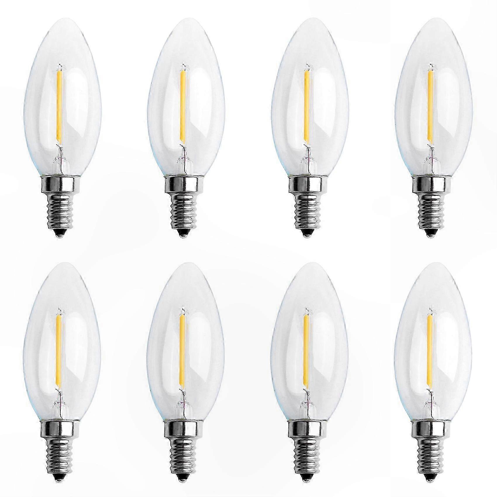 E12 COB LED Bulb with Candle Flame Design for Dimmable Lighting Solutions