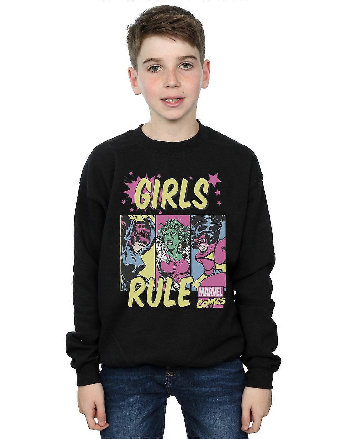 Marvel Comics garçons filles règle Sweatshirt