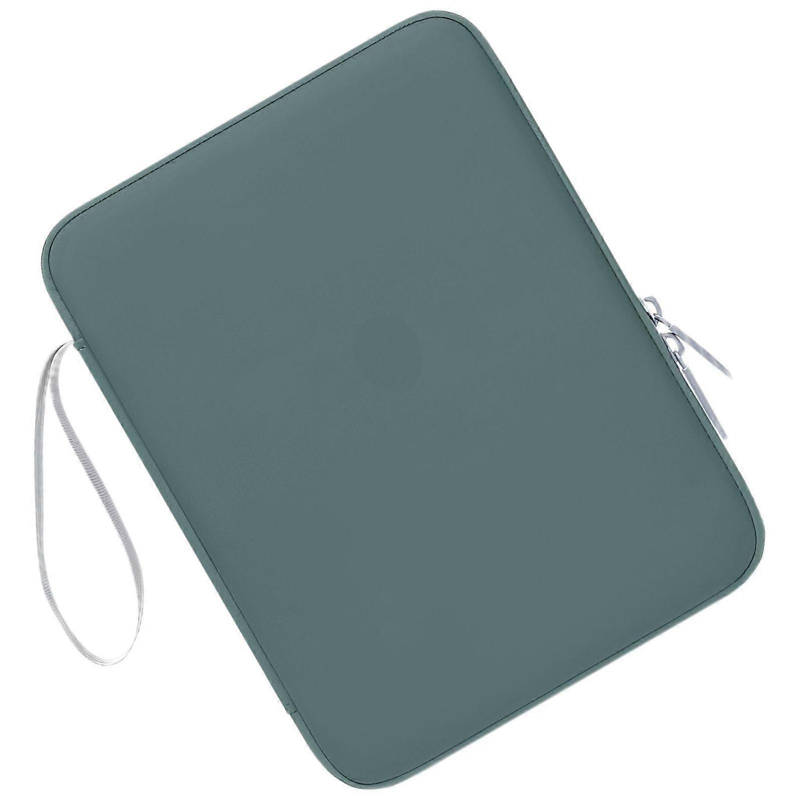 WaterResistant PU Leather Case with Wrist Strap Slim ScratchResistant Green Sleeve for iPad