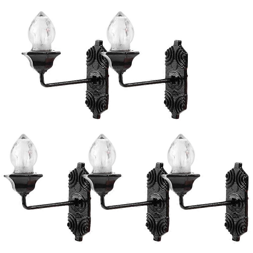 Mini Wall Lamps Sand Table Materials For DIY Materials ABS 5Pcs Wall Decor With Lights