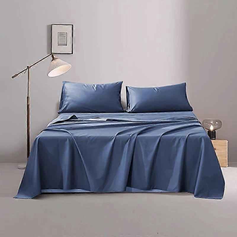 Cotton Flatsheet Solid Color Bedsheet Single Double Queen Size Bedding Sheet Soft And Comfortable Home Bedspread