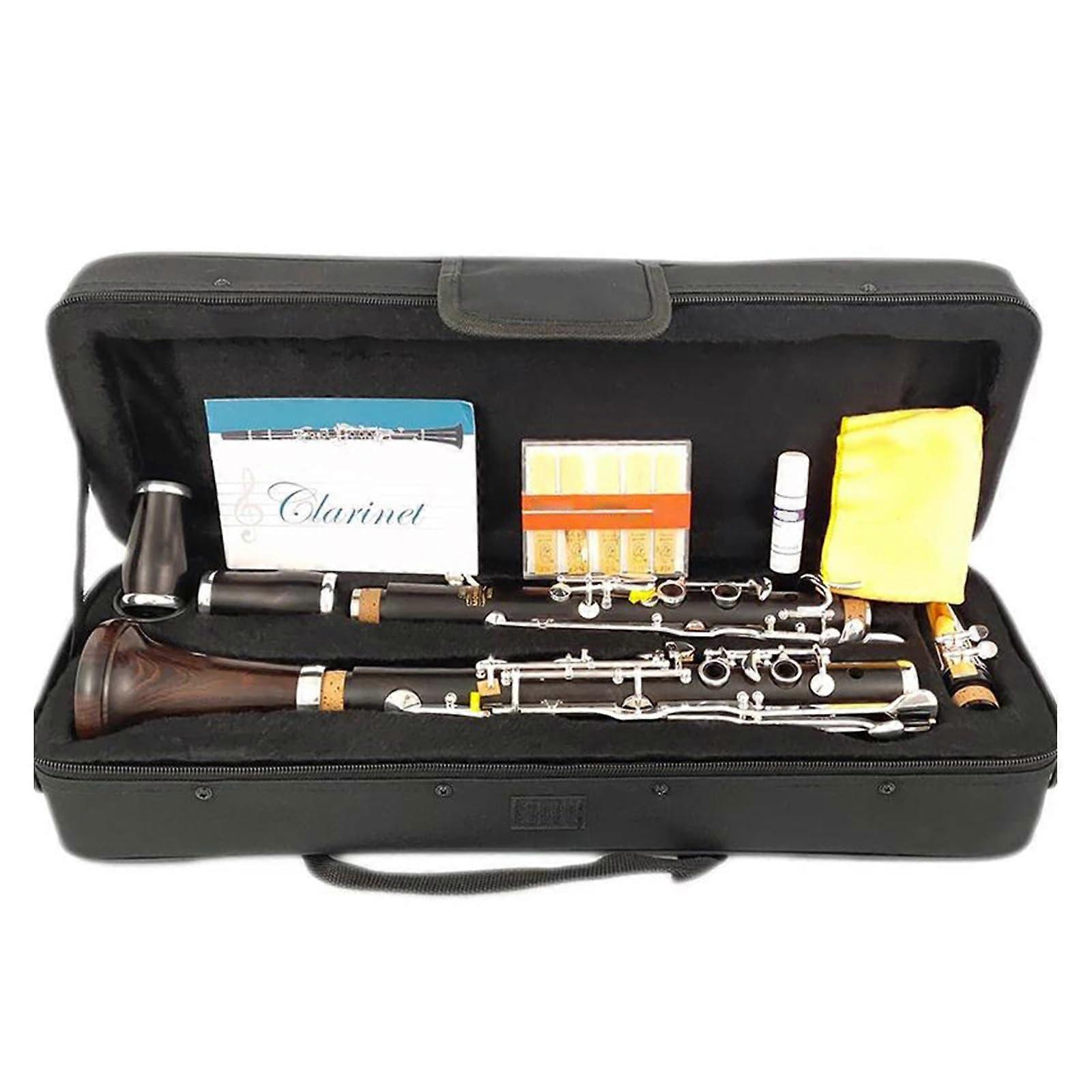 Professional Clarinet G Tune for Beginners with Clear Mellow Tone and Responsive Key Action