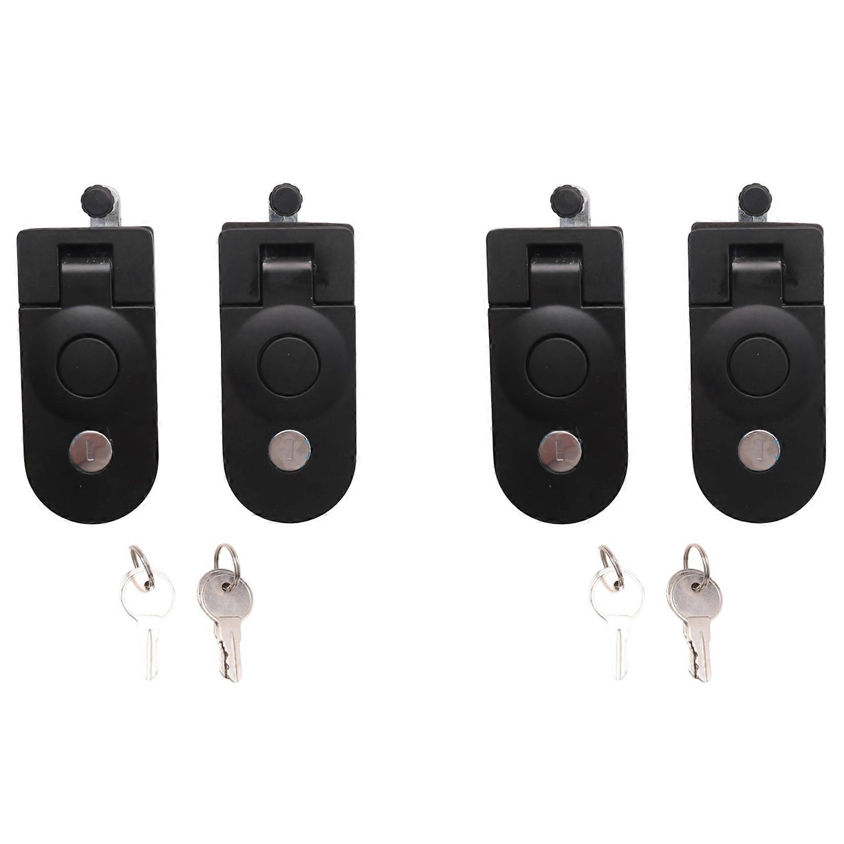 4X Compression Latches, Metal Flush Mount Trigger Latch, Adjustable Lever Replacement Compression for Trailers
