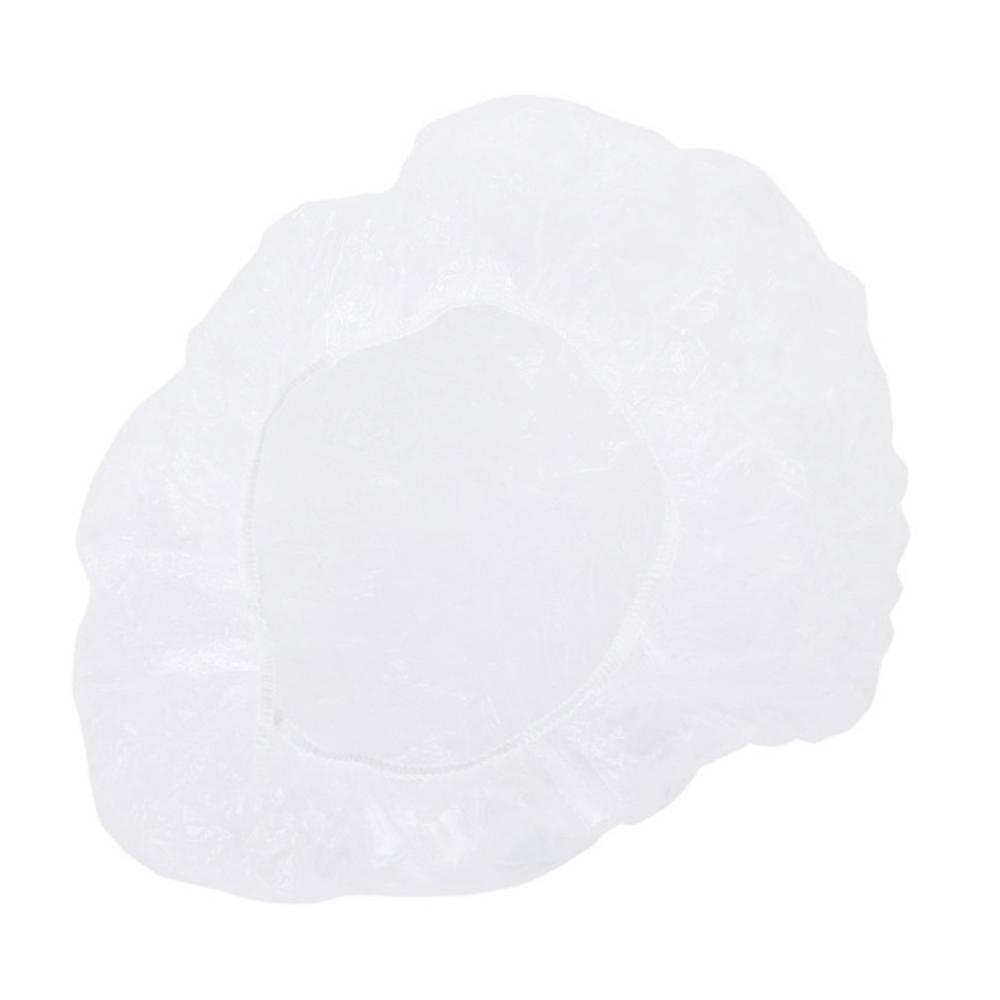 One-Off Clear Shower Caps Disposable Bathing Caps for 100Pcs Set