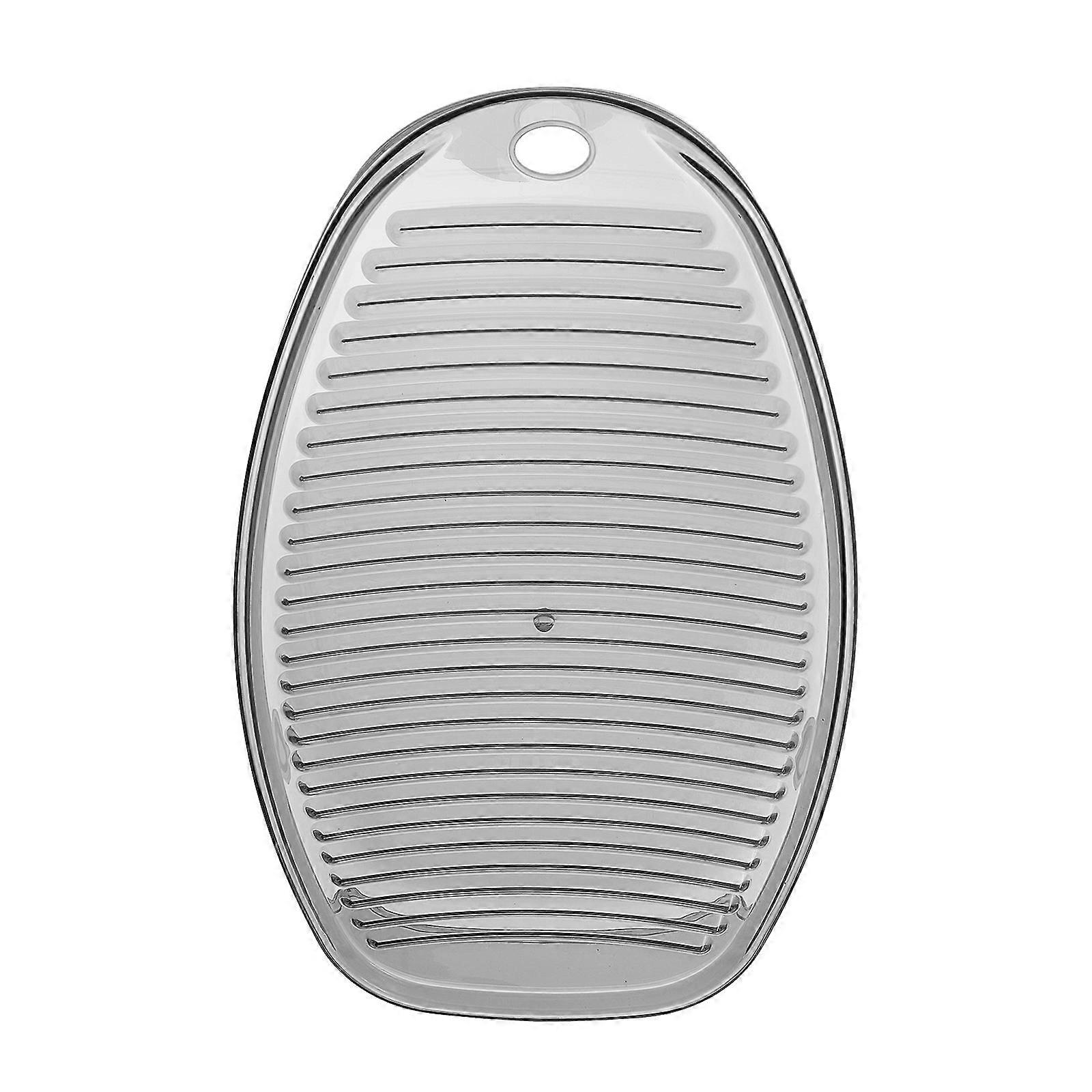Grey Plastic Washboard for Socks Underwear Washing 1Pcs Laundry Supply