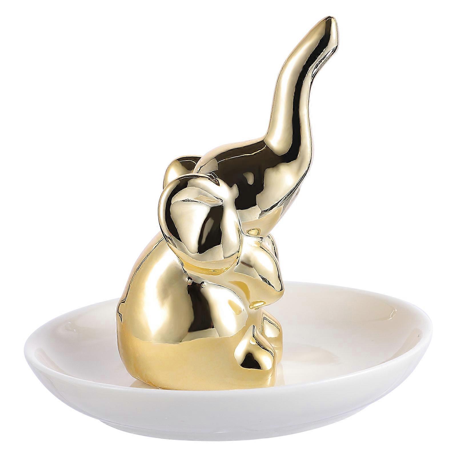 1Pcs Ceramic Jewelry Storage Dish for Display Use