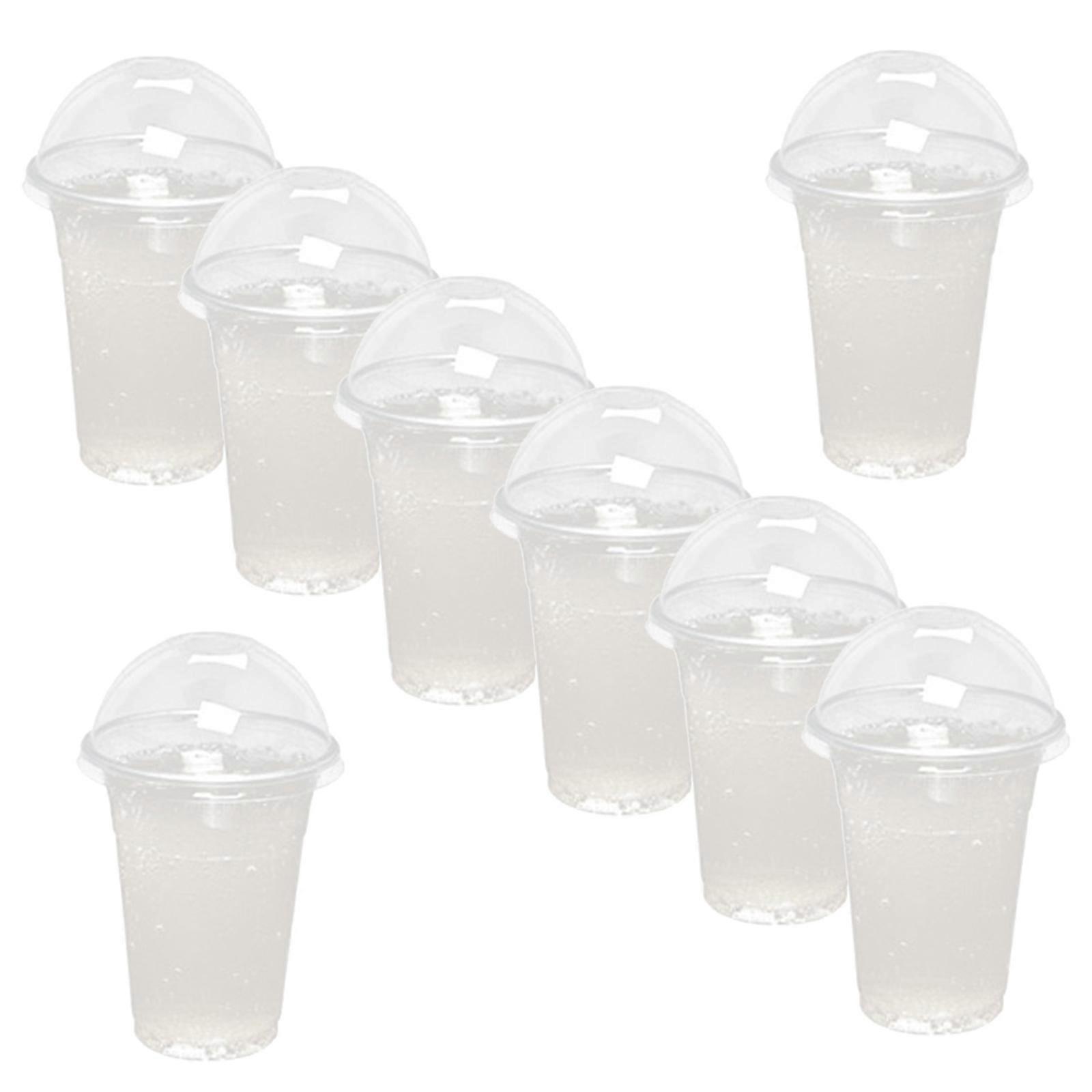 Disposable Juice Cups Bubble Tea Cups for Drinking Use 30Sets