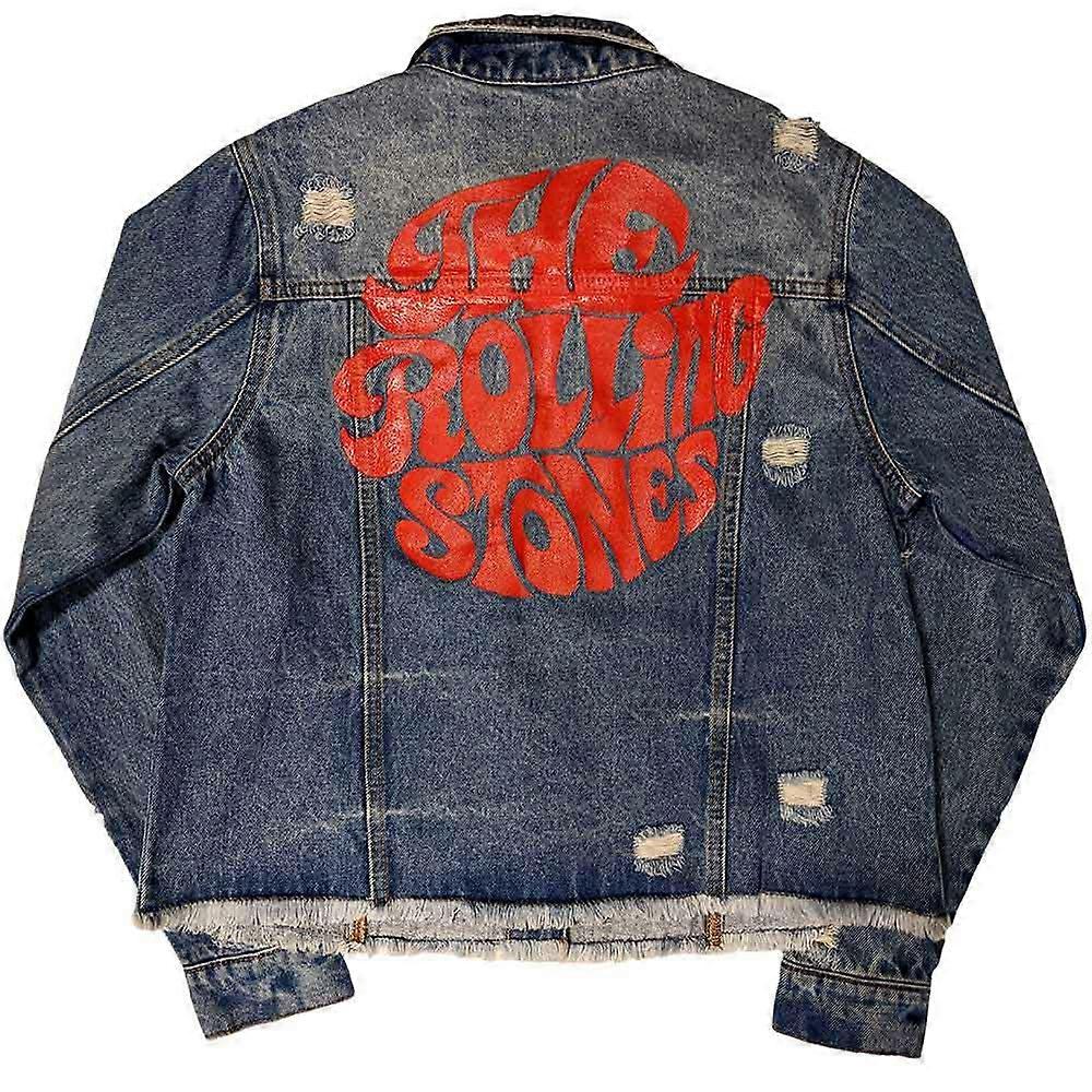 The Rolling Stones Script Denim Jacket