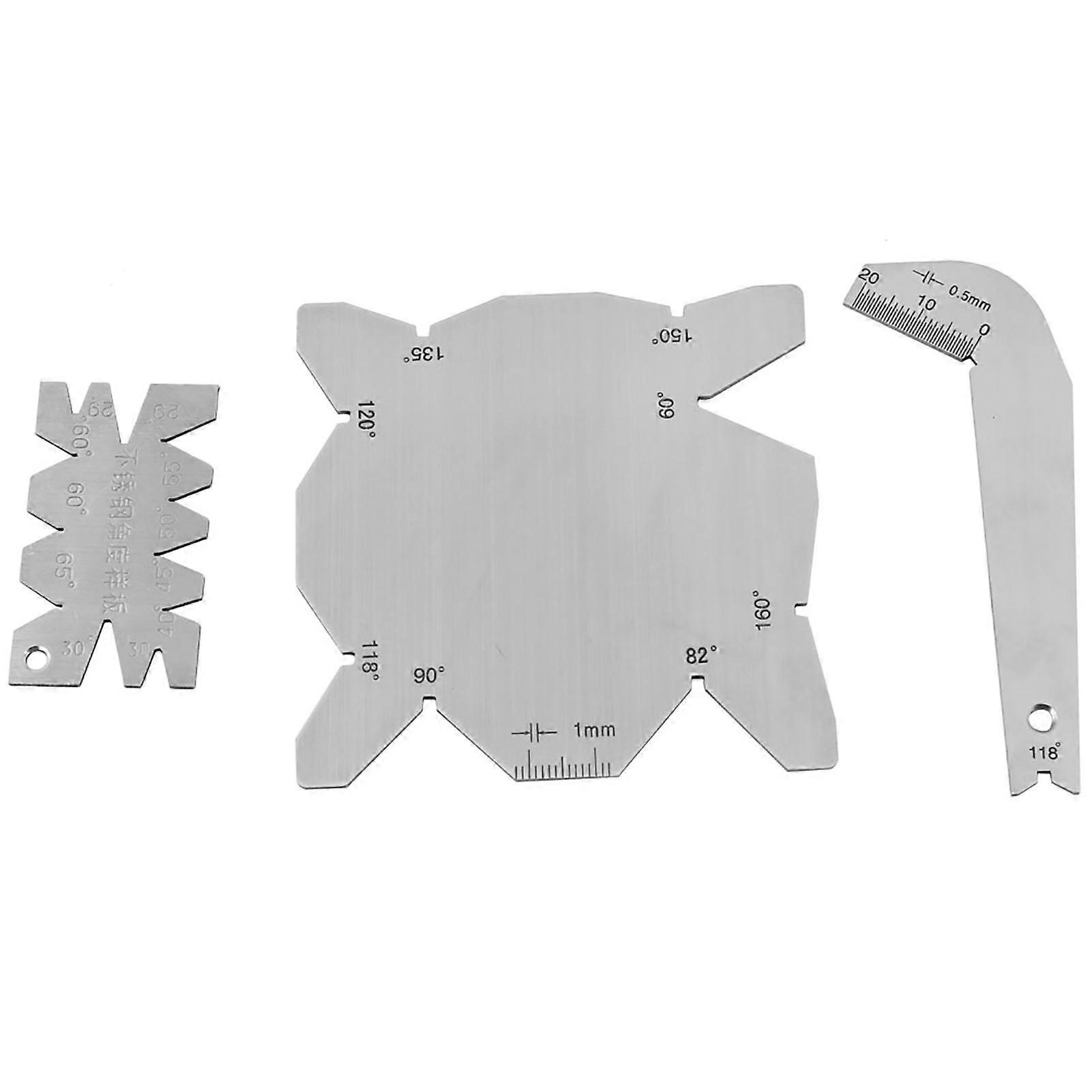 /Set Drill Bits Angle Gauge Dirll Sharpener Tools S/S Angle Measuring Gage Drill Bit Angle Gage Angle Gauge Angle Gauge set