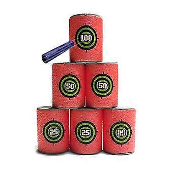 Bullet Target Eva Toy Cans for Kids Playing 12Pcs War Game