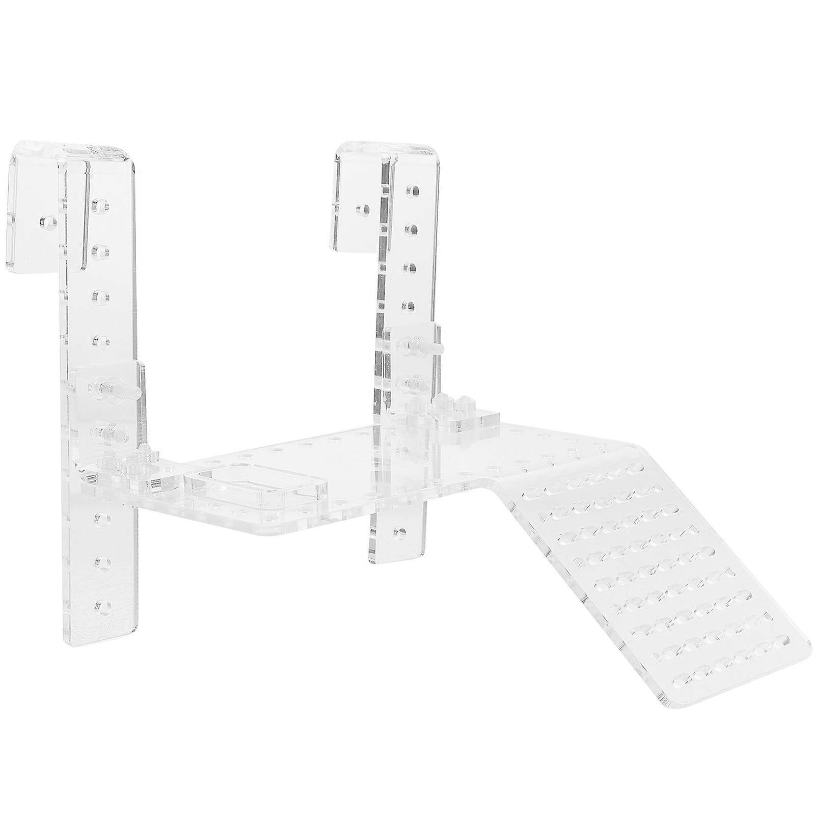 Turtle Basking Platform Acrylic Tortoise Climbing Platform 1Pcs