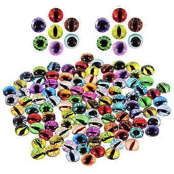 100pcs criativo olhos de boneca olhos artificiais simulados olhos de boneca olhos de boneca decorativa para diy