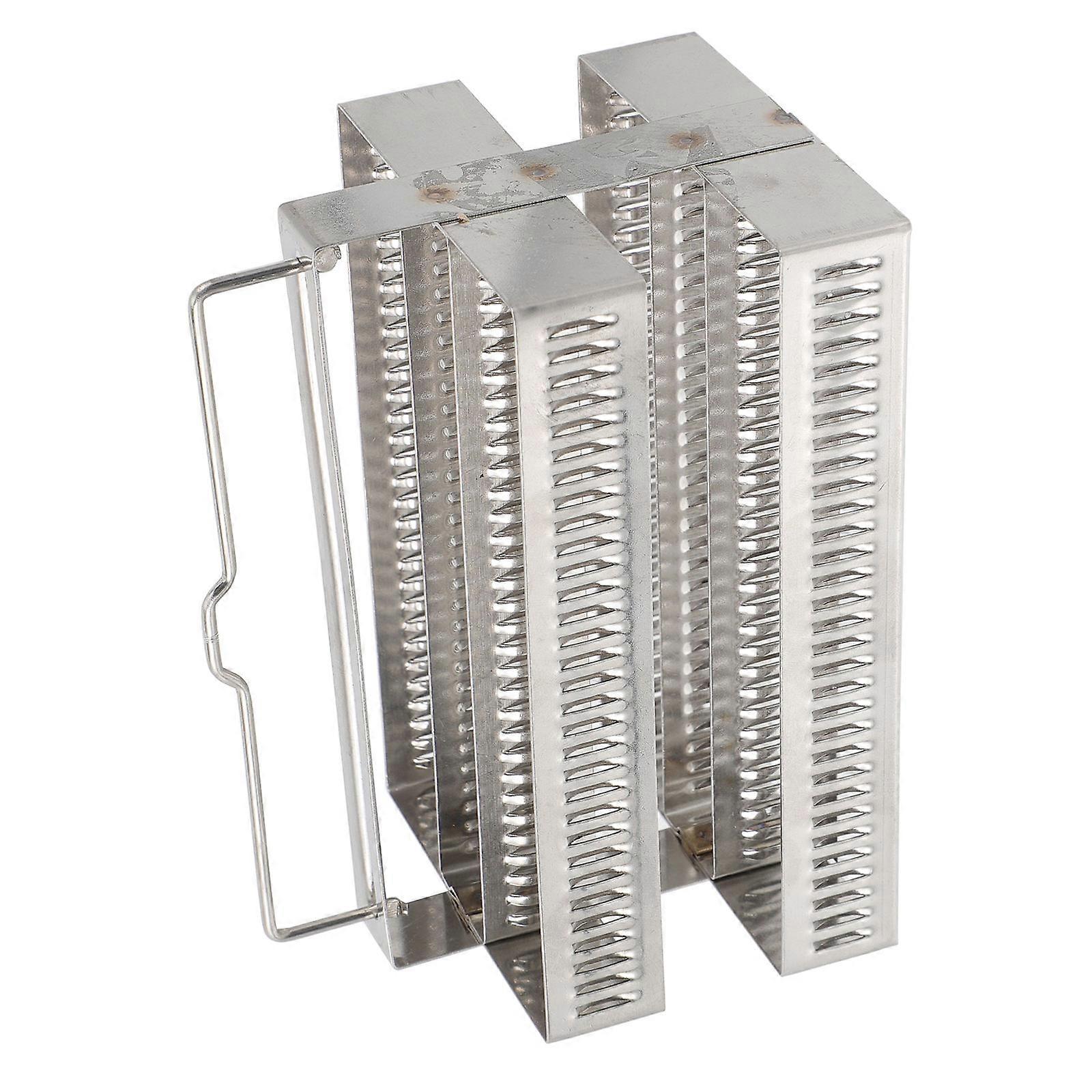 Glas Slides Rack Rustfrit stål Farvning Rack Microscope Slides Holder