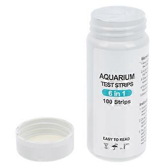Bandelettes de test d'eau 6 en 1 pour aquarium, 1 boîte