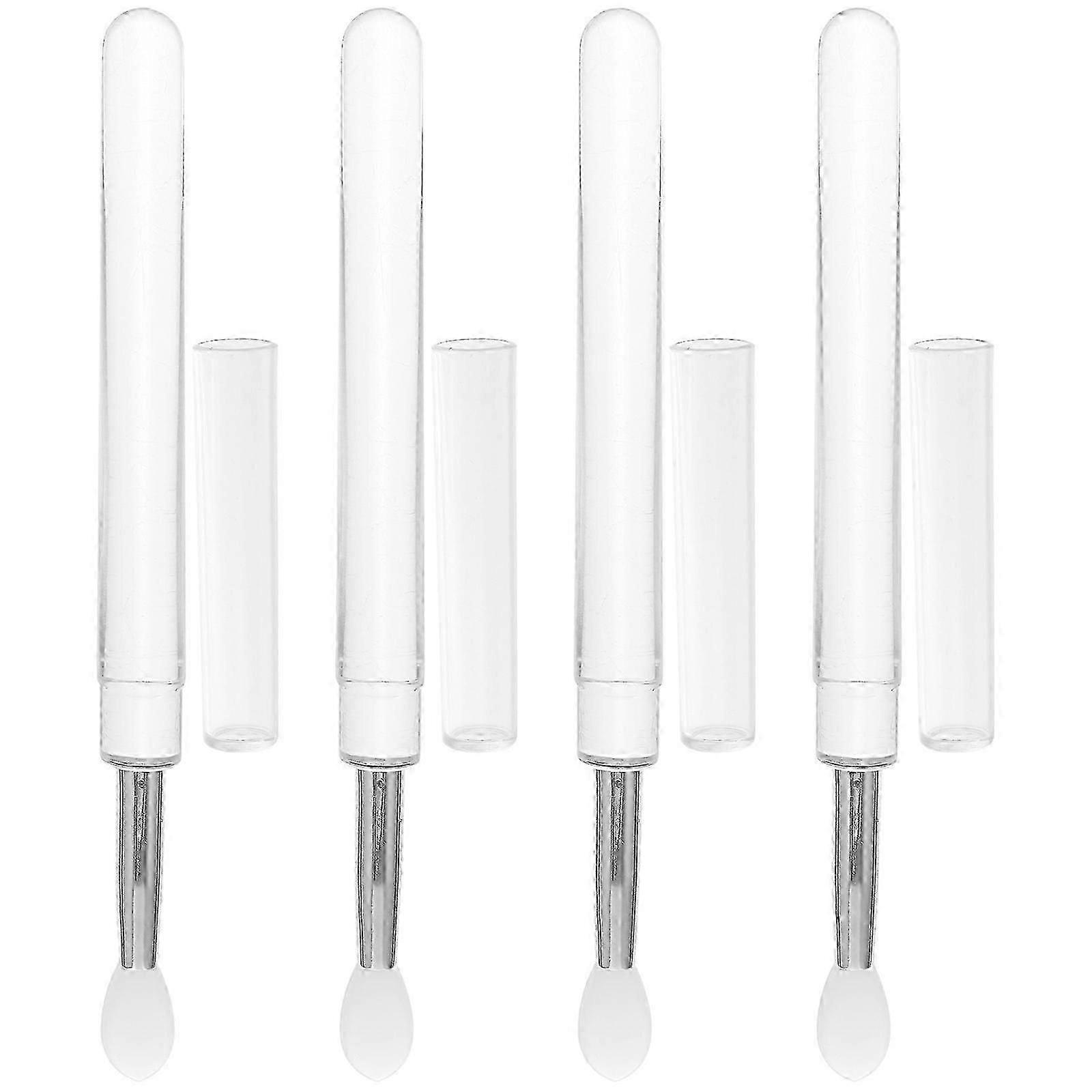 Makeup Lipstick Brush for Precise Application Silicone 4Pcs Set