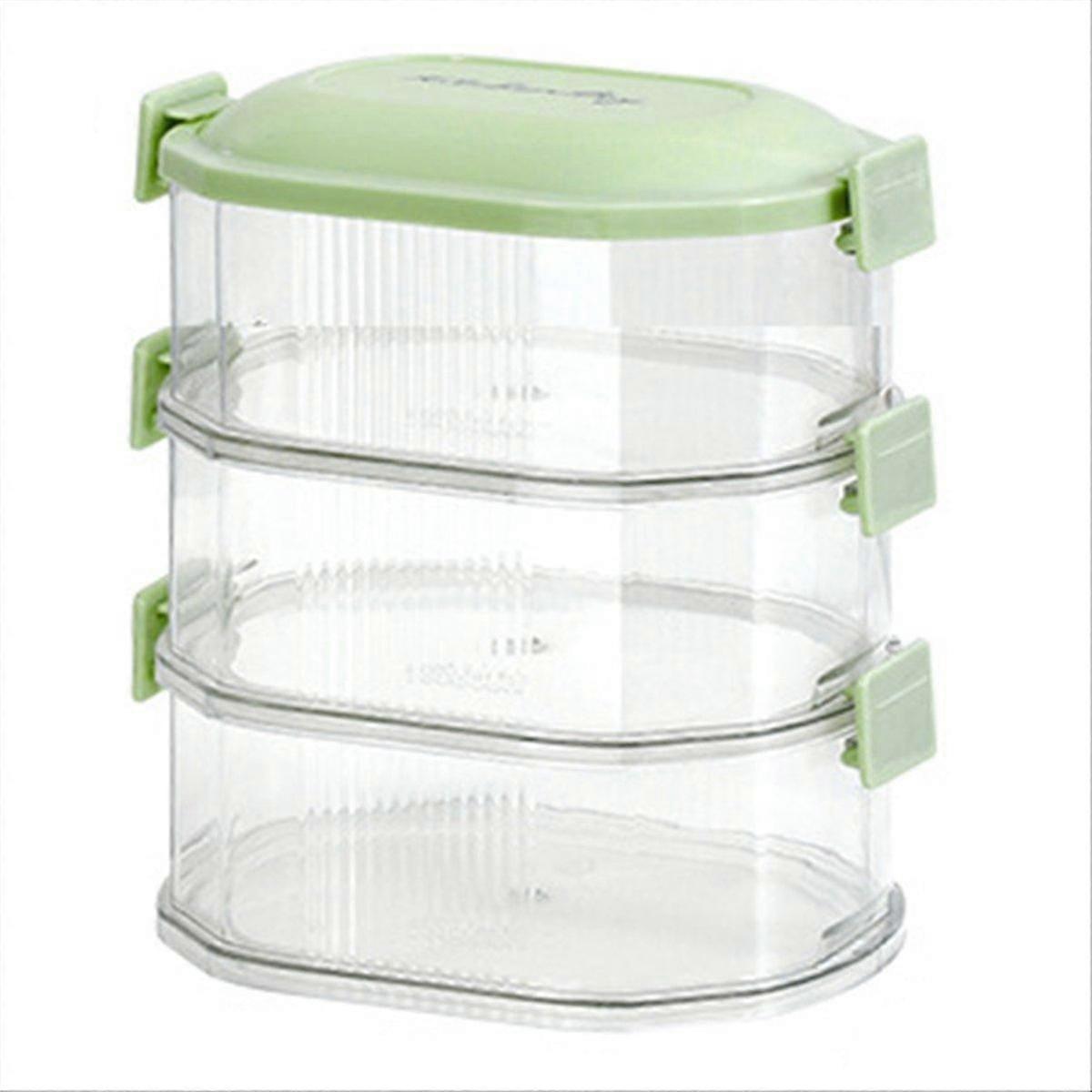 3 Layer Food Storage Containers with Lid