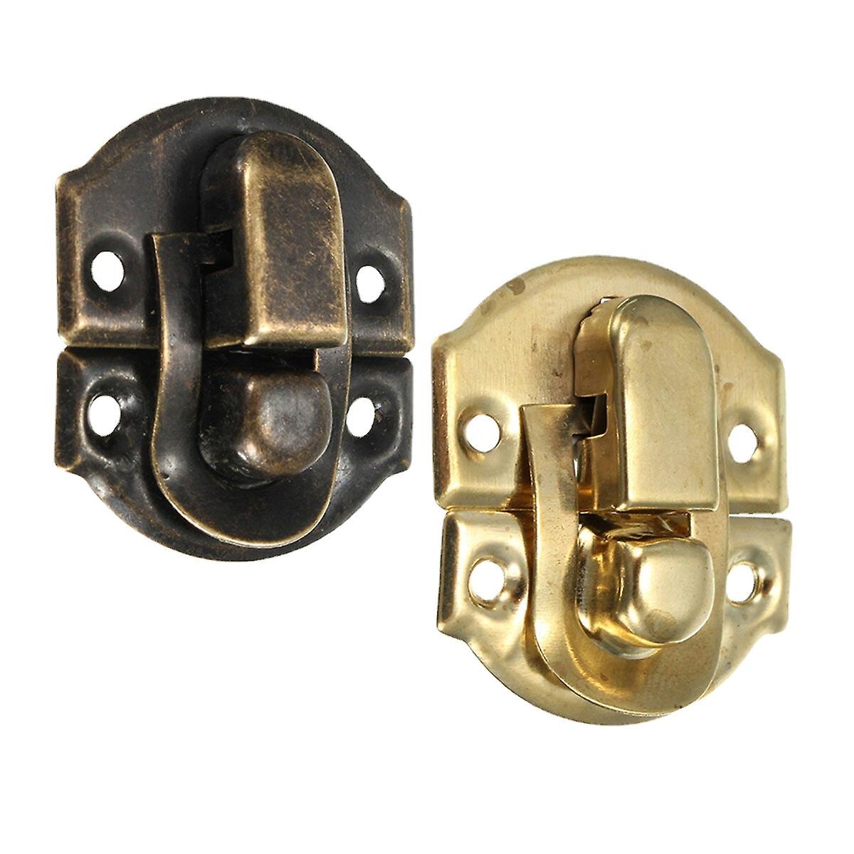 Retro Suitcase Drawer Chest Toggle Latch Catch Mailbox Wooden Jewelry Box Lock Hasp 27x29mm