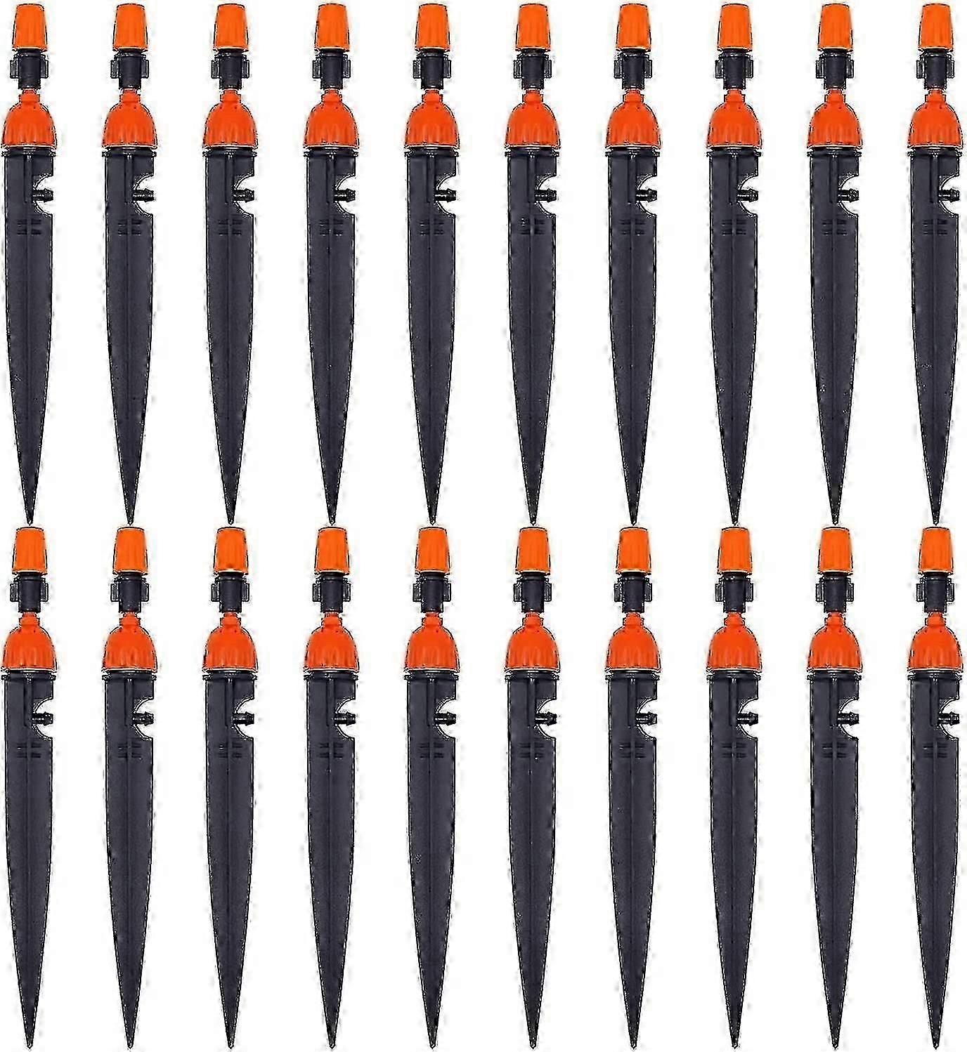 Ground Insert Atomizing Adjustable Dripper 360 Degree Drip Irrigation 50 Pcs - ya01