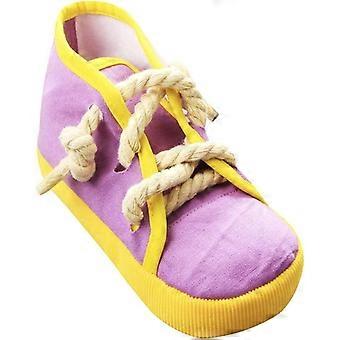 Dog Chew Toy, Safe and Durable Dog Squeaky Toy Mini Sneakers Shoes Toy for Puppy, Small Medium Dogs, Birds, Cats, Ferrets, Rabbits, Guinea Pigs and Sm