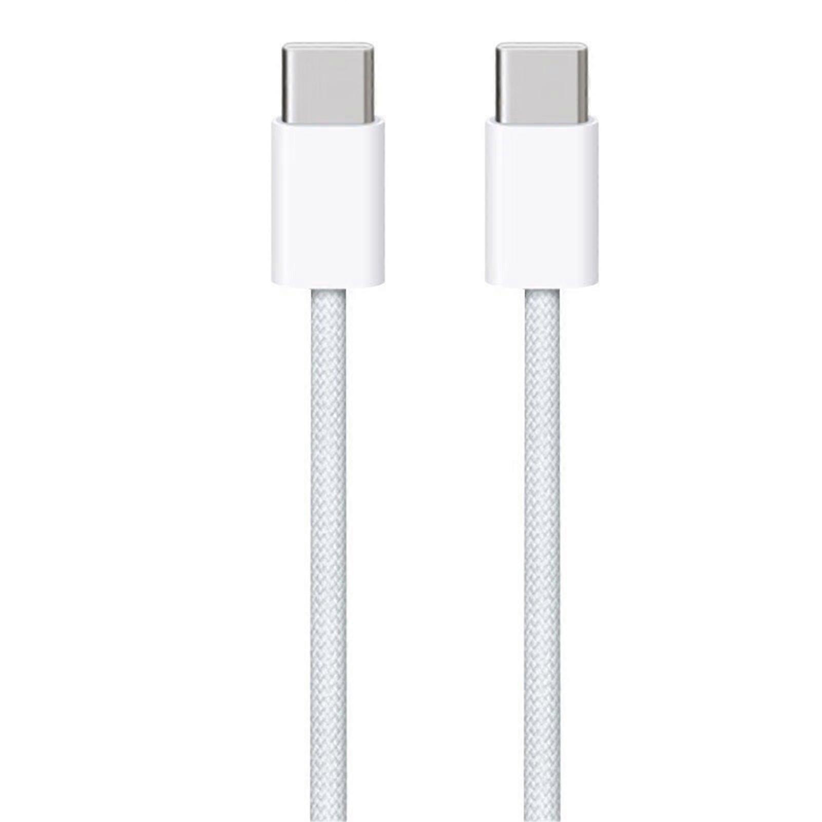 Data Cable Dual Type-C Interface Fast Charging Tangle-Free Design with Smart Chip High-speed Data Transfer Cable Compatible Iphone 15 Series